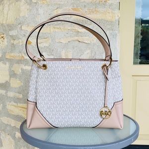 NWT Michael Kors large Nicole signature handbag